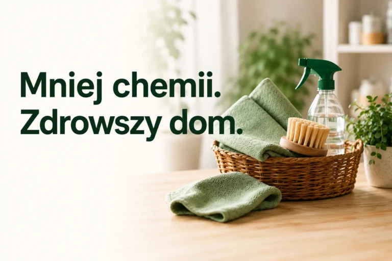Jak poprawić jakość życia i ograniczyć chemię w domu? Coraz więcej osób wybiera ekologiczne rozwiązania